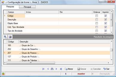 Configurar ícones no desktop do Supremo: O ícone é um módulo, onde cria um atalho rápido para determinado formulário do sistema. Para criar um ícone, acesse qualquer aba e pressione