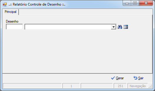 Imagem de Relatório Controle de Desenho