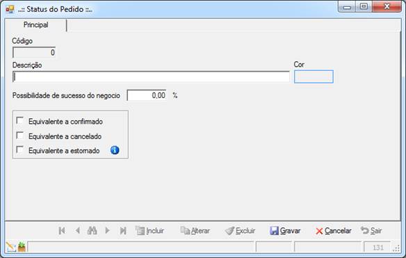 Tela de Status do Pedido